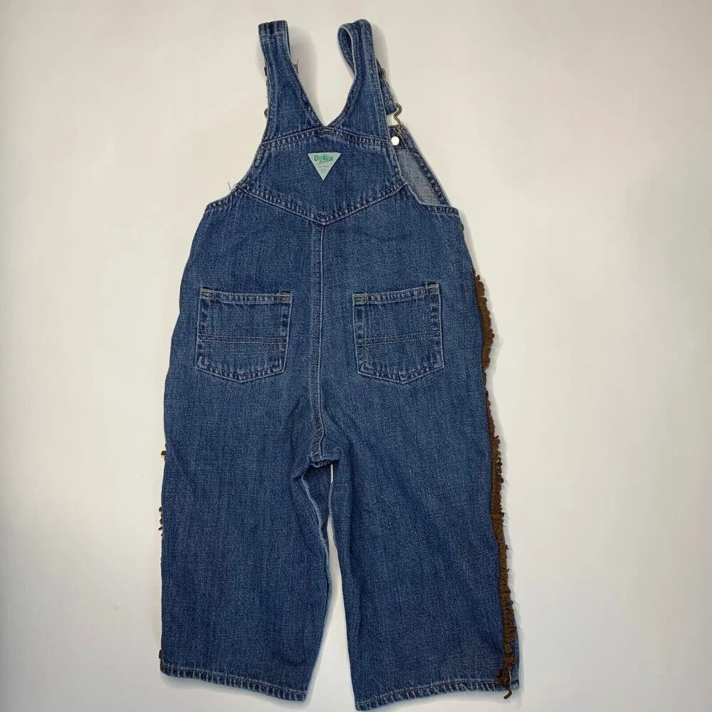 Oshkosh B'gosh Vestbak Size 24M Pants Overalls Cowboy Western Style Denim Jeans - Picture 5 of 12